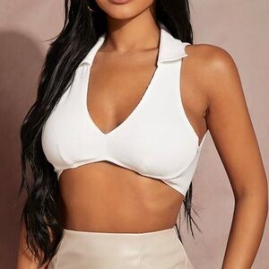 Shein collard crop top